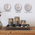 HulaNovaCandele™ Set di 3 candele senza fiamma realistiche