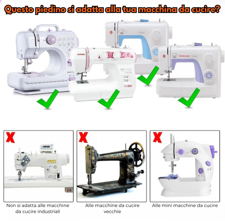 Hulanova™ Piedino Tagliacuci Laterale - La Tua Soluzione Professionale per il Cucito