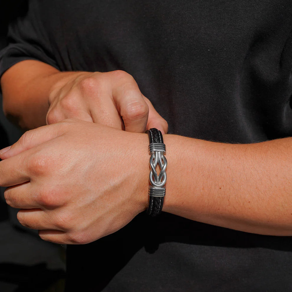 DO MOJEGO SYNA | NA ZAWSZE ZJEDNOCZENI | SKÓRZANA BRANSOLETKA